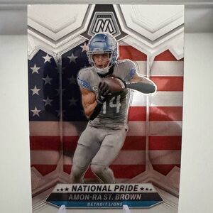 2024 Amon-Ra St Brown Panini Mosaic National Pride
